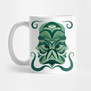 Gemini Zodiac Sign - Green Mug